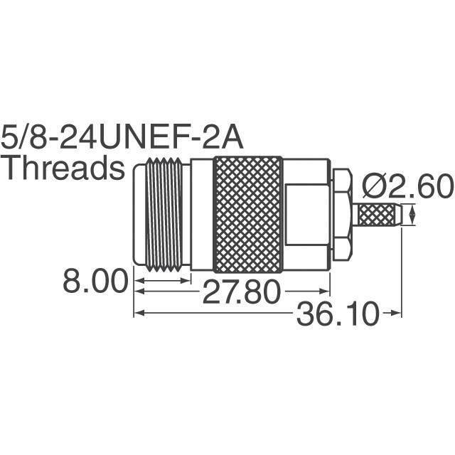 CONN011 Linx Technologies Inc.  Assemblages de connecteurs coaxiaux (RF)